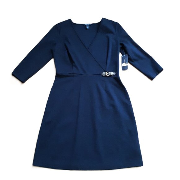 Tommy Hilfiger Midi Career Knit Dress Vintage New With Tags - Picture 1 of 5